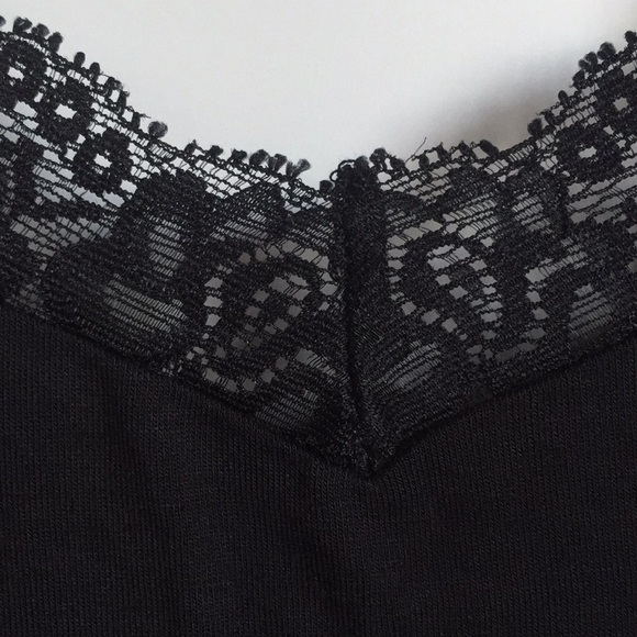 NWT LANE BRYANT SPANDEX PLUS SIZE 26-28 BLACK TOP - Picture 2 of 6